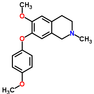 57422-33-0  6-methoxy-7-(4-methoxyphenoxy)-2-methyl-1,2,3,4-tetrahydroisoquinoline