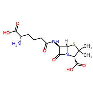 58678-43-6  (2S,5R,6R)-6-{[(5S)-5-amino-5-carboxypentanoyl]amino}-3,3-dimethyl-7-oxo-4-thia-1-azabicyclo[3.2.0]heptane-2-carboxylic acid