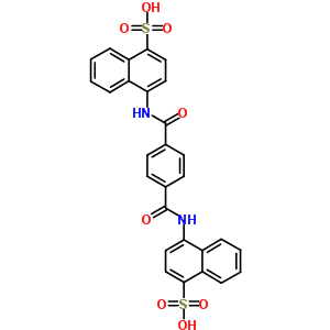 605-66-3  acide 4,4'-[benzène-1,4-diylbis(carbonylimino)]dinaphtalène-1-sulfonique 