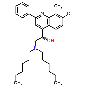 6316-97-8  1-(7-chloro-8-methyl-2-phenylquinolin-4-yl)-2-(dihexylamino)ethanol