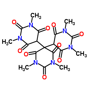 64153-70-4  1,1',1'',3,3',3''-hexamethyl-2'H-5,5':5',5''-terpyrimidine-2,2',2'',4,4',4'',6,6',6''(1H,1'H,1''H,3H,3'H,3''H,5H,5''H)-nonone