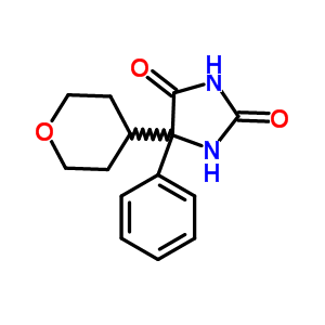 7404-05-9  5-phenyl-5-(tetrahydro-2H-pyran-4-yl)imidazolidine-2,4-dione