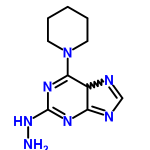 7469-13-8  2-hydrazinyl-6-(piperidin-1-yl)-5H-purine