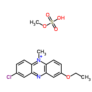 7477-76-1  2-chloro-8-ethoxy-5-methyl-phenazin-5-ium; methyl hydrogen sulfate