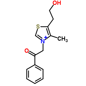 7478-09-3  5-(2-hydroxyethyl)-4-methyl-3-(2-oxo-2-phenylethyl)-1,3-thiazol-3-ium