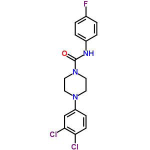 84882-86-0  4-(3,4-dichlorophenyl)-N-(4-fluorophenyl)piperazine-1-carboxamide