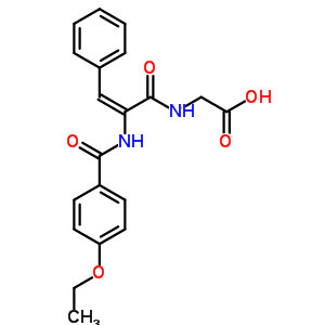 172798-53-7  N-{(2E)-2-[(4-ethoxybenzoyl)amino]-3-phenylprop-2-enoyl}glycine