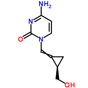 210355-09-2  4-amino-1-[[(2R)-2-(hydroxymethyl)cyclopropylidene]methyl]pyrimidin-2-one