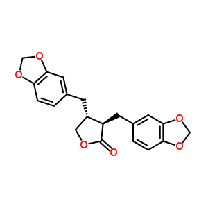 26543-89-5  (3R,4R)-3,4-bis(1,3-benzodioxol-5-ylmethyl)dihydrofuran-2(3H)-one