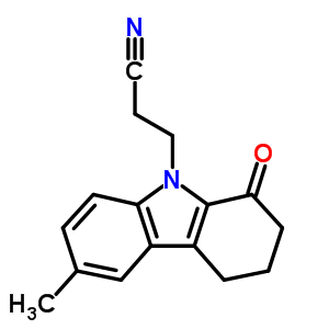 314754-32-0  3-(6-methyl-1-oxo-1,2,3,4-tetrahydro-9H-carbazol-9-yl)propanenitrile