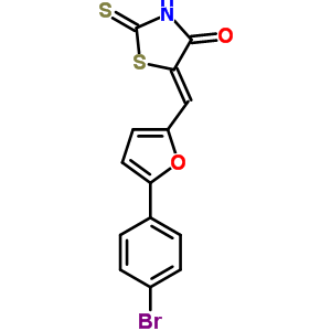 35274-39-6  (5Z)-5-{[5-(4-bromophenyl)furan-2-yl]methylidene}-2-thioxo-1,3-thiazolidin-4-one