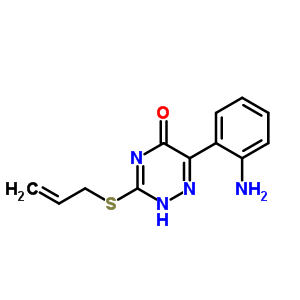 353516-57-1  6-(2-aminophenyl)-3-(prop-2-en-1-ylsulfanyl)-1,2,4-triazin-5(2H)-one