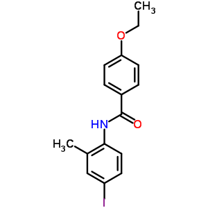 418790-72-4  4-ethoxy-N-(4-iodo-2-methylphenyl)benzamide