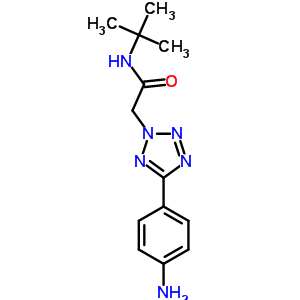 436092-97-6  2-[5-(4-aminophenyl)-2H-tetrazol-2-yl]-N-tert-butylacetamide