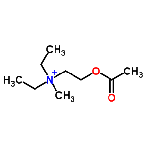 53566-04-4;54378-00-6  2-(acetyloxy)-N,N-diethyl-N-methylethanaminium