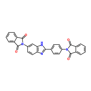 5405-86-7  2-{4-[6-(1,3-dioxo-1,3-dihydro-2H-isoindol-2-yl)-1H-benzimidazol-2-yl]phenyl}-1H-isoindole-1,3(2H)-dione
