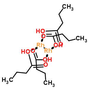 56281-34-6  butanoic acid - rhodium (2:1)