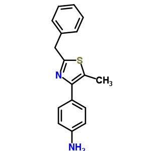 58424-97-8  4-(2-benzyl-5-methyl-1,3-thiazol-4-yl)aniline