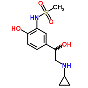 58497-87-3  N-{5-[2-(ciclopropilamino)-1-hidroxietil]-2-hidroxifenil}metanosulfonamida