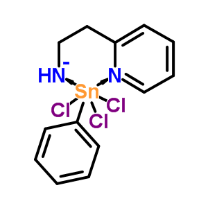 72982-56-0  2-(2-pyridyl)ethylazanide; trichloro-phenyl-stannane