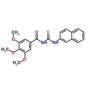 74822-81-4  3,4,5-trimethoxy-N-(naphthalen-2-ylcarbamothioyl)benzamide