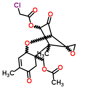 77620-57-6  15-(acetyloxy)-3,8-dioxo-12,13-epoxytrichothec-9-en-4-yl chloroacetate