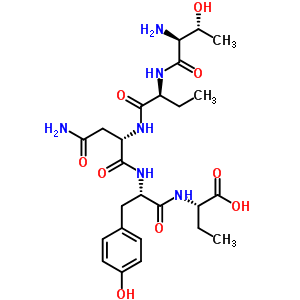 123951-90-6  N~2~-[(2S)-2-(L-threonylamino)butanoyl]-L-asparaginyl-N-[(1S)-1-carboxypropyl]-L-tyrosinamide