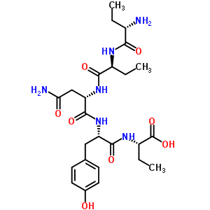 123951-92-8  N~2~-[(2S)-2-{[(2S)-2-aminobutanoyl]amino}butanoyl]-L-asparaginyl-N-[(1S)-1-carboxypropyl]-L-tyrosinamide