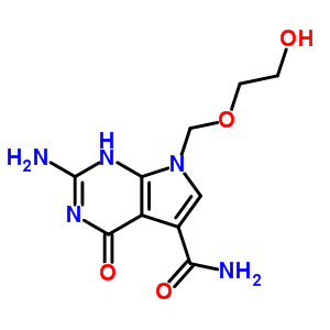 127945-72-6  2-amino-7-[(2-hydroxyethoxy)methyl]-4-oxo-4,7-dihydro-1H-pyrrolo[2,3-d]pyrimidine-5-carboxamide