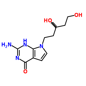 128631-57-2  2-amino-7-(3,5-dihydroxypentyl)-1,7-dihydro-4H-pyrrolo[2,3-d]pyrimidin-4-one