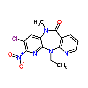 133627-28-8  3-chloro-11-ethyl-5-methyl-2-nitro-5,11-dihydro-6H-dipyrido[3,2-b:2',3'-e][1,4]diazepin-6-one