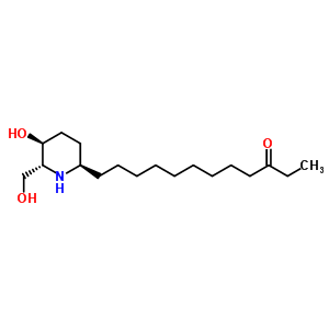 14058-39-0  12-[(2R,5S,6R)-5-hydroxy-6-(hydroxymethyl)piperidin-2-yl]dodecan-3-one