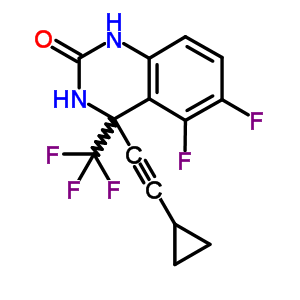214287-71-5  4-(cyclopropylethynyl)-5,6-difluoro-4-(trifluoromethyl)-3,4-dihydroquinazolin-2(1H)-one