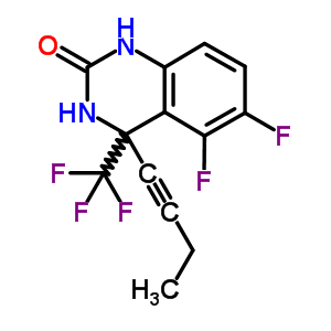 214287-74-8  4-but-1-yn-1-yl-5,6-difluoro-4-(trifluoromethyl)-3,4-dihydroquinazolin-2(1H)-one
