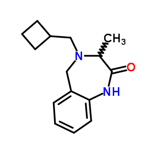 258849-84-2  4-(cyclobutylmethyl)-3-methyl-1,3,4,5-tetrahydro-2H-1,4-benzodiazepin-2-one