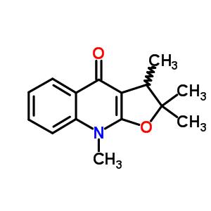 26126-76-1  2,2,3,9-tetramethyl-3,9-dihydrofuro[2,3-b]quinolin-4(2H)-one