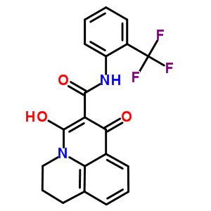378215-93-1  3-hydroxy-1-oxo-N-[2-(trifluoromethyl)phenyl]-6,7-dihydro-1H,5H-pyrido[3,2,1-ij]quinoline-2-carboxamide
