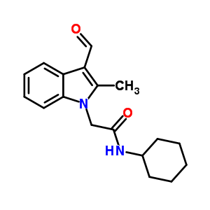 436096-87-6  N-cyclohexyl-2-(3-formyl-2-methyl-1H-indol-1-yl)acetamide 436096-87-6  N-cyclohexyl-2-(3-formyl-2-methyl-1H-indol-1-yl)acetamide