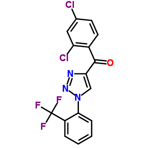 4689-90-1  (2,4-dichlorophenyl){1-[2-(trifluoromethyl)phenyl]-1H-1,2,3-triazol-4-yl}methanone