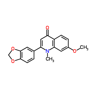 483-52-3  2-(1,3-benzodioxol-5-yl)-7-methoxy-1-methylquinolin-4(1H)-one
