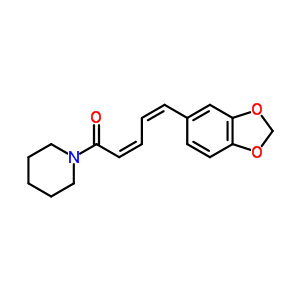 495-91-0  (2Z,4Z)-5-(1,3-benzodioxol-5-yl)-1-(piperidin-1-yl)penta-2,4-dien-1-one