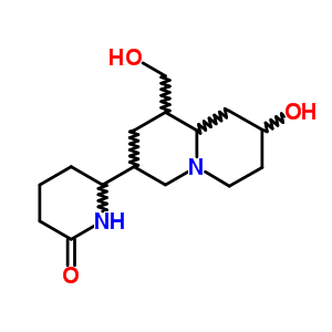 58071-45-7  6-[8-hydroxy-1-(hydroxymethyl)octahydro-2H-quinolizin-3-yl]piperidin-2-one