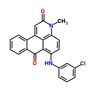 58221-90-2  6-[(3-chlorophenyl)amino]-3-methyl-3H-naphtho[1,2,3-de]quinoline-2,7-dione