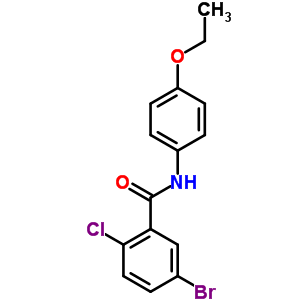 5848-31-7  5-bromo-2-chloro-N-(4-ethoxyphenyl)benzamide