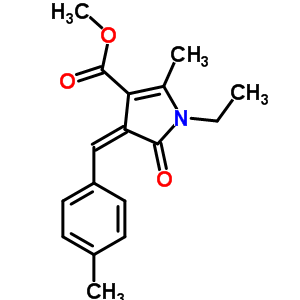 5952-40-9  methyl (4Z)-1-ethyl-2-methyl-4-(4-methylbenzylidene)-5-oxo-4,5-dihydro-1H-pyrrole-3-carboxylate