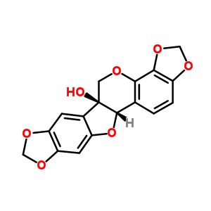 70285-12-0  (5aS,11aS)-5H-[1,3]dioxolo[5,6][1]benzofuro[3,2-c][1,3]dioxolo[4,5-h]chromen-5a(11aH)-ol