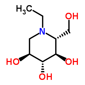 72458-42-5  (2R,3R,4R,5S)-1-ethyl-2-(hydroxymethyl)piperidine-3,4,5-triol