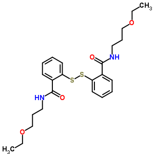 78010-27-2  2,2'-disulfanediylbis[N-(3-ethoxypropyl)benzamide]