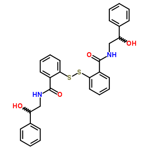 78010-30-7  2,2'-disulfanediylbis[N-(2-hydroxy-2-phenylethyl)benzamide]