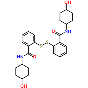 78010-34-1  2,2'-disulfanediylbis[N-(4-hydroxycyclohexyl)benzamide]